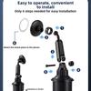 Car Cup Holder Magnetic Phone Mount 360 Rotation Secure Flexible Clip On Universal Smartphone Stand