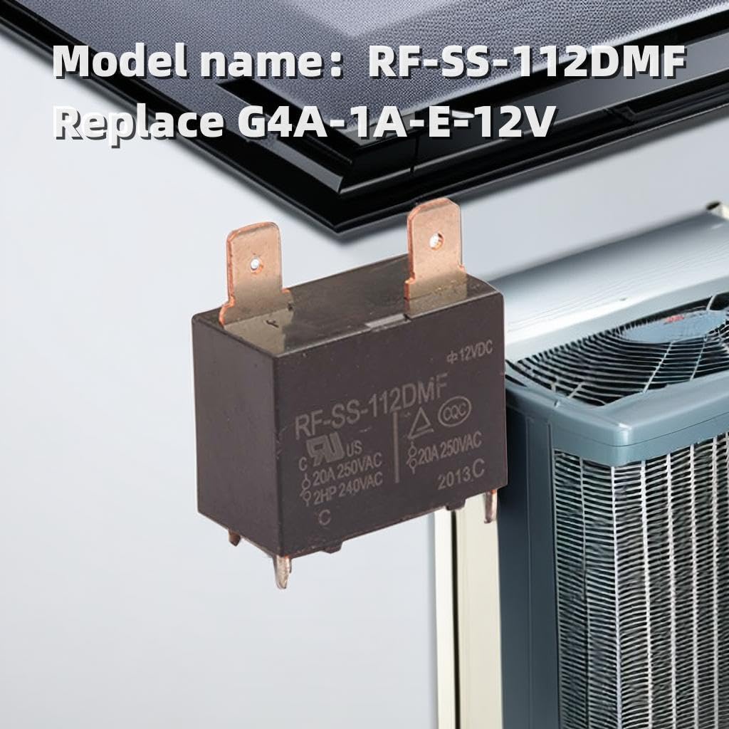 2pcs RF-SS-112DMF Relay Replace for G4A-1A-E-12V 12V 20A 4PINS Relay