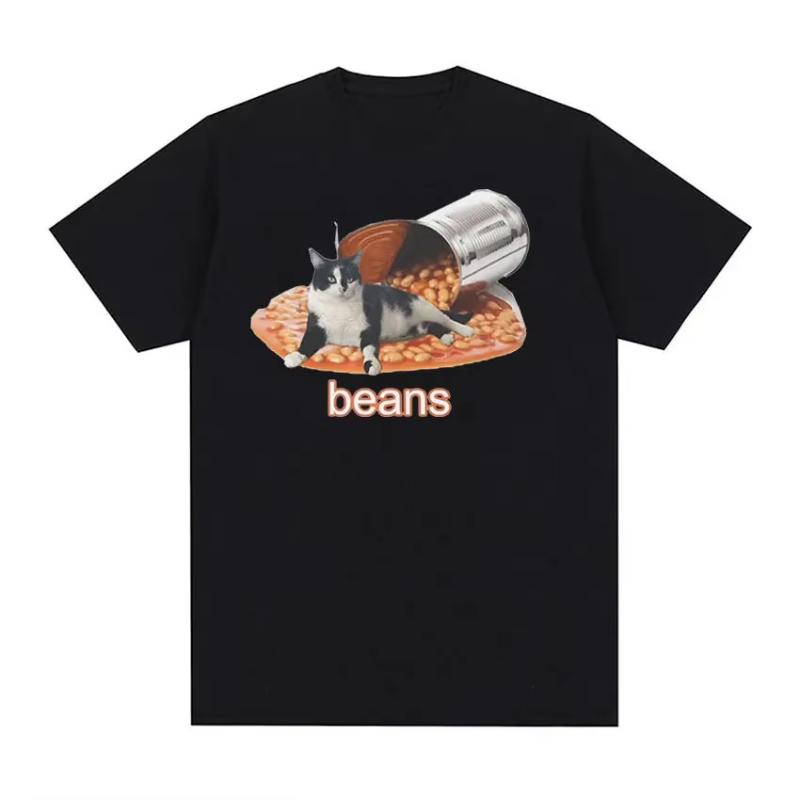 Save The EnvironUnisext Eat Plastic Cute Cat Graphic T Shirt Funny Unisex Women ONeck Clothing TshirtsCotton Oversized Tshirt S