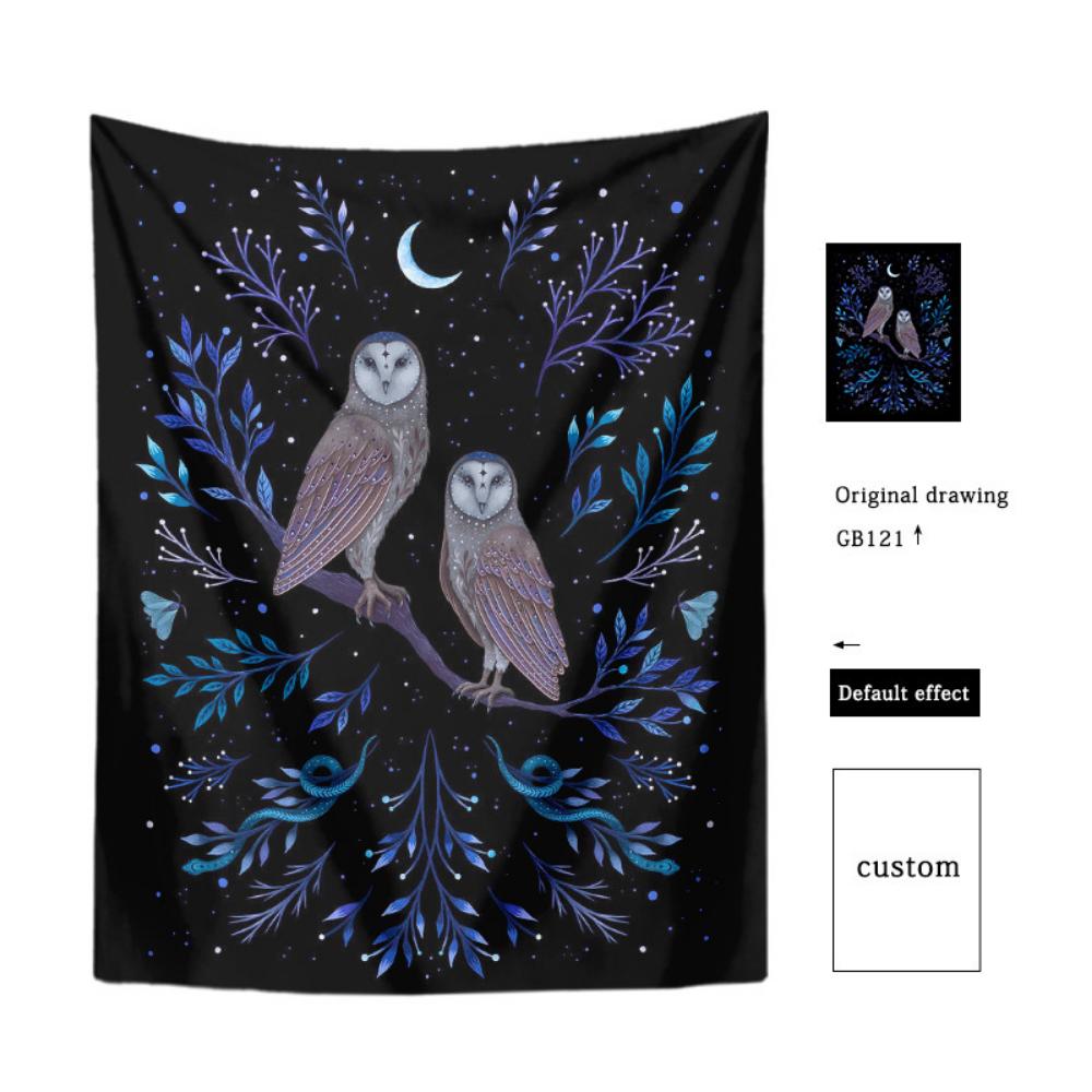 Butterfly Tapestry, Mural, Home Decoration, Wall Background Cloth, Bohemian Hanging Cloth