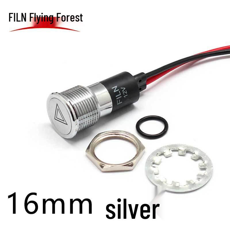 FILN 8-16mm Waterproof LED Car Signal Indicator Light, 12V