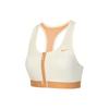 Nike Colorblock Zip Training Sports Bra Women Underwear Coconut-Milk HF6595-132