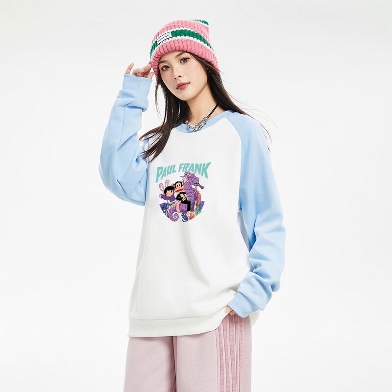 Paul Frank Women s Color Block Raglan Sweatshirt 3XL