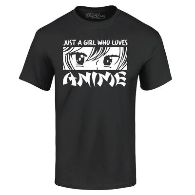 Nur ein Mädchen, das Anime liebt T-Shirt Anime Shirts