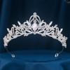 Bridal Crown Headgear Luxury Atmospheric Wedding Dress 18th Birthday Ceremony Children's Crystal Crown