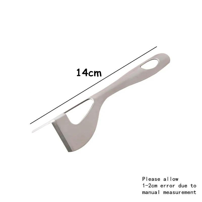 LMETJMA Stainless Steel Cheese Cutter Slicer Food Grade Cheese Butter Cutter Cake Spatula Cheese Tools PYKC0004