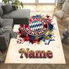 Bayern Munich Soccer Art Area Rug Suitable for Outdoor Living Rooms Balcony Study room Antislip Carpet Anime Office Decor