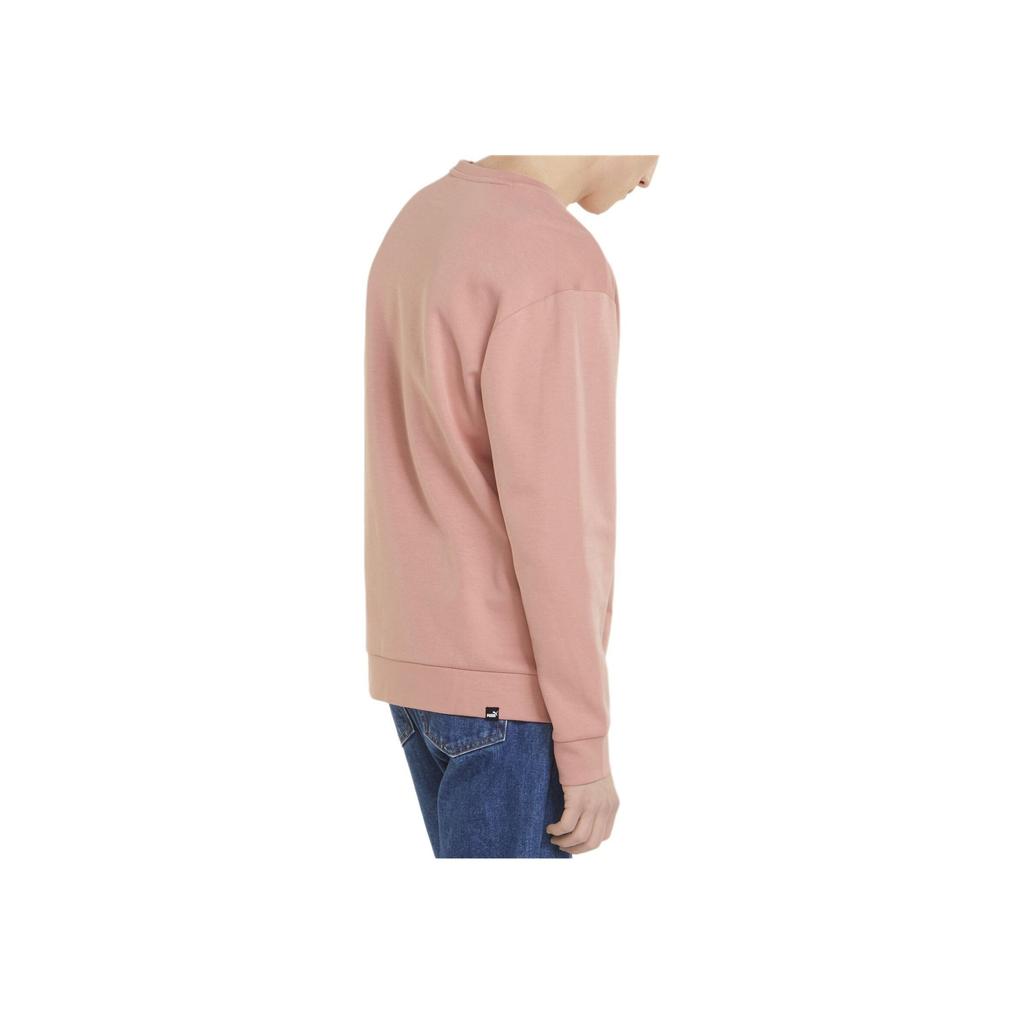 Puma Crew Neck Logo Sweatshirt Men Sweatshirt Rose-Pink 849544-24