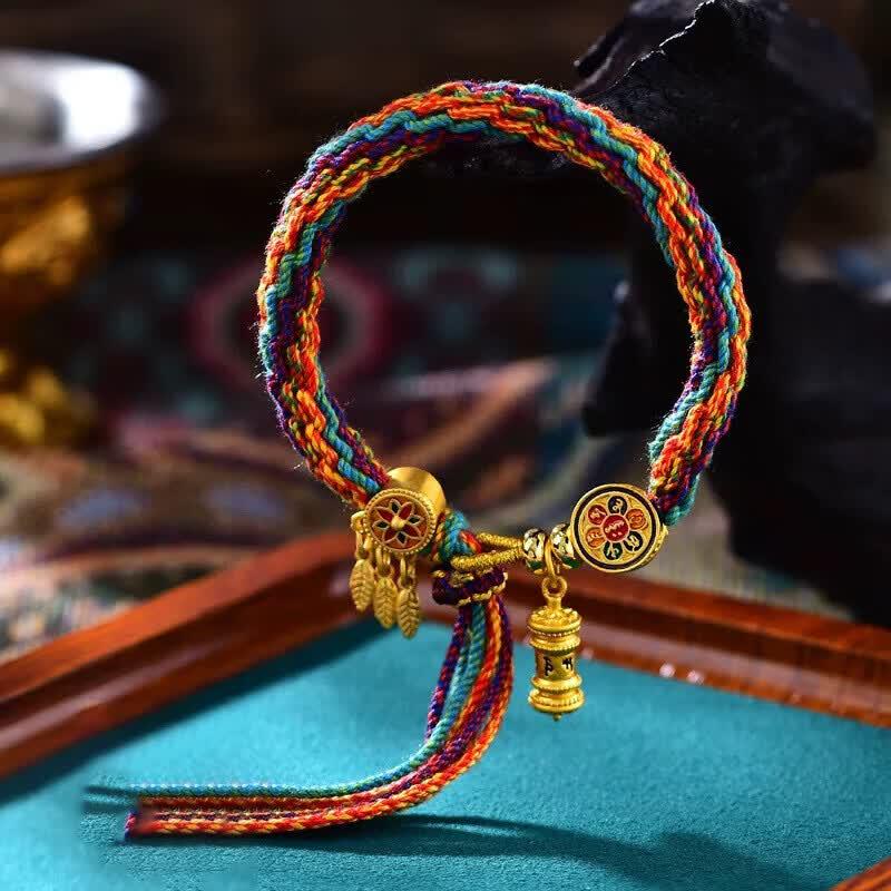 Tibetan Five-Color Lucky Rope Bracelet