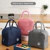 1 Stück isolierte Lunchbox-Tasche Bento Handtasche für Schüler, wasser- und ölabweisend, für Büroangestellte, verdickte Aluminiumfolien-Tasche