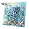 Ontspannend Weekend Creatief Project Oceaan Nep Parels Schilderset, Zeeleven 3D Kunst DIY Handgemaakte Muurbenodigdheden Zeeschildpad Vis Afbeelding Knutsel