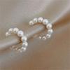 Korean Pearl Ear Cuff Clip Earrings Non-Piercing Bone C-Shaped Without Puncture Minimalist Earrings For Women Fashion Jewelry