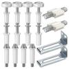 Bifold Door Hardware Simple Installation Door Hinge Accessories Bi-fold Closet Door Hardware Repair Tool Kit