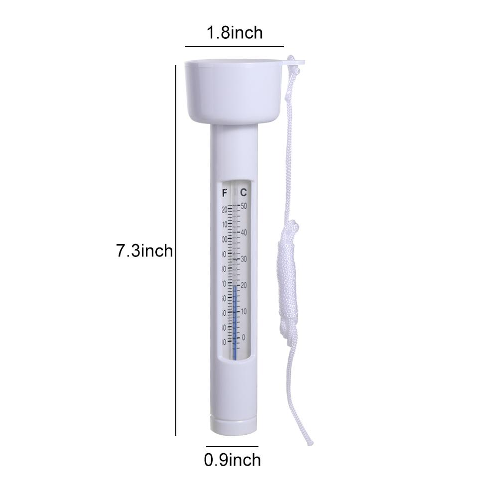 Mini Swimming Pool Floating Thermometer Floating Water Temperature Gauge Outdoor
