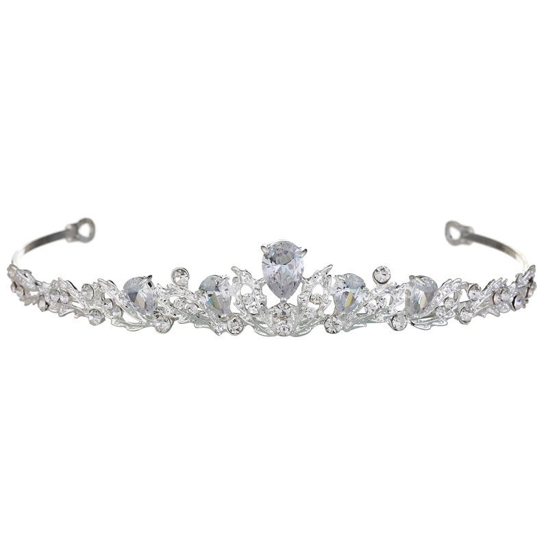 Luxury Zircon Diamond Tiara: Versatile Headpiece for Weddings, Birthdays, and Special Occasions