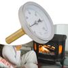 Barbecue Grill Thermometer Dial Diameter 63mm Bimetal Thermometer Temperature Range 0-120 C 63mm Dial Diameter