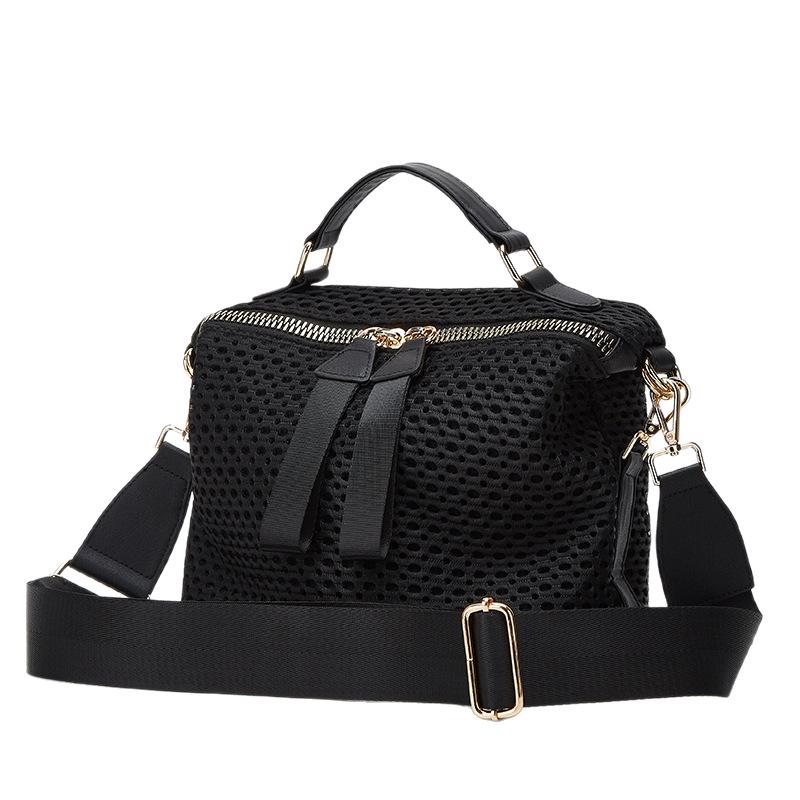Leichte Netz-Handtasche im koreanischen Stil für Damen - Einfache, vielseitige Schulter- und Crossbody-Tasche