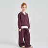 Montagut Kids' Faux Two-Piece Hooded Sweatshirt & Pants Set