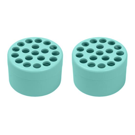 2Pcs Spiral Ikebana Stem Holder DIY Bouquet Twister Vase Flower Arranger Grid Multi-holes Plant Fixation Stand Floral Arrangement Tool