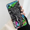Elephant Floral Tribal Phone Case For iPhone 17 Pro Max 15 14 13 11 12 16 Pro Max mini 15 16 Plus 16e 17 Air Cover
