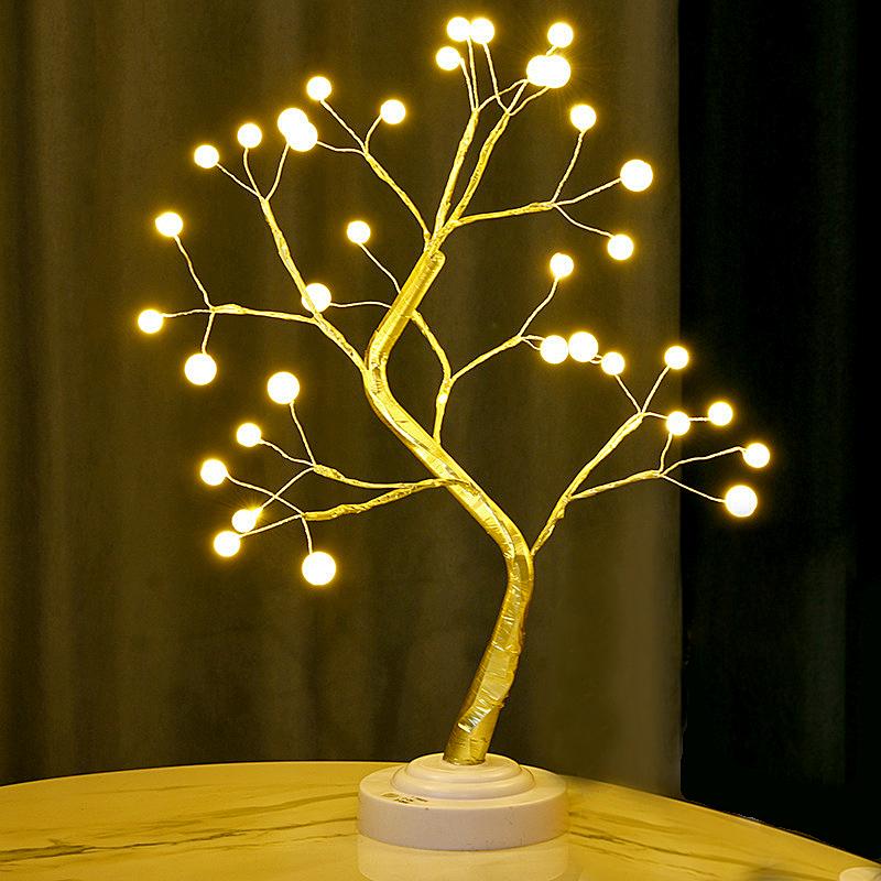 Lampada Albero Di Ciliegio In Ferro Artistico Con Luci A LED – Luce Notturna USB Calda E Portatile, Perfetta Per Decorare Casa, Cameretta E Ufficio