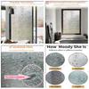 More Styles 3D Rainbow Window Privacy Stained Glass Window Film Anti Look Heat Insulation Window Sticker Vinyl for Glass Windows