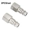 New Practical Quick Release Fittings Euro Male Accessories Air Line Compressor Coupler High Strength Silver Tools