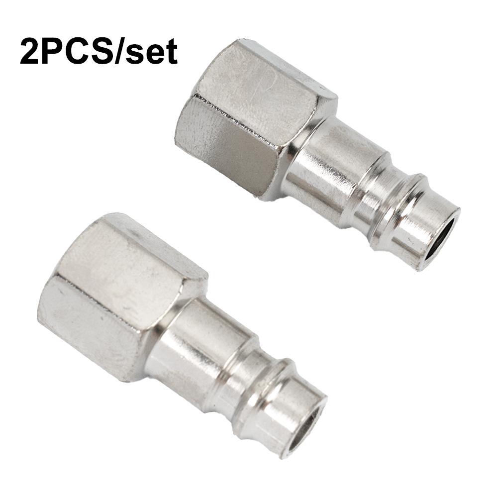 New Practical Quick Release Fittings Euro Male Accessories Air Line Compressor Coupler High Strength Silver Tools