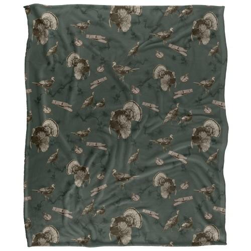 JQ Licensing Silky Turkey Supersoft Blanket