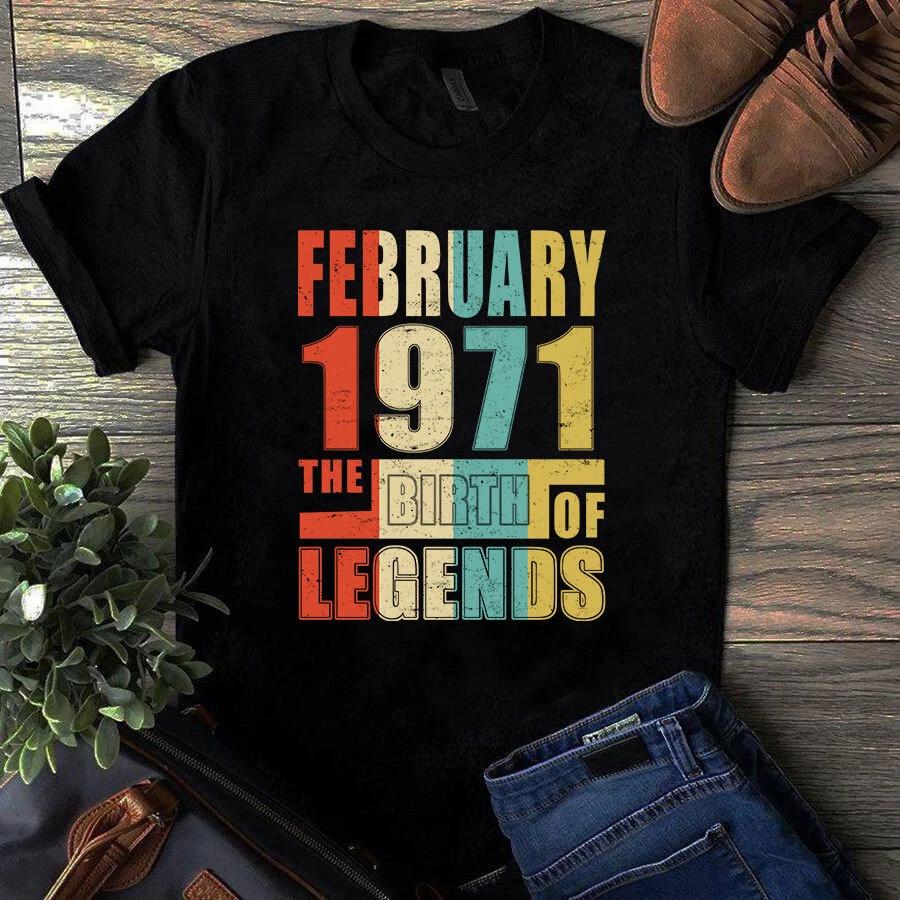 Men s and Women s T-shirts February 1971 The Birth S