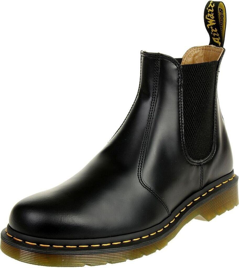 Ботинки Dr. Martens 2976 Yellow Stitch черные