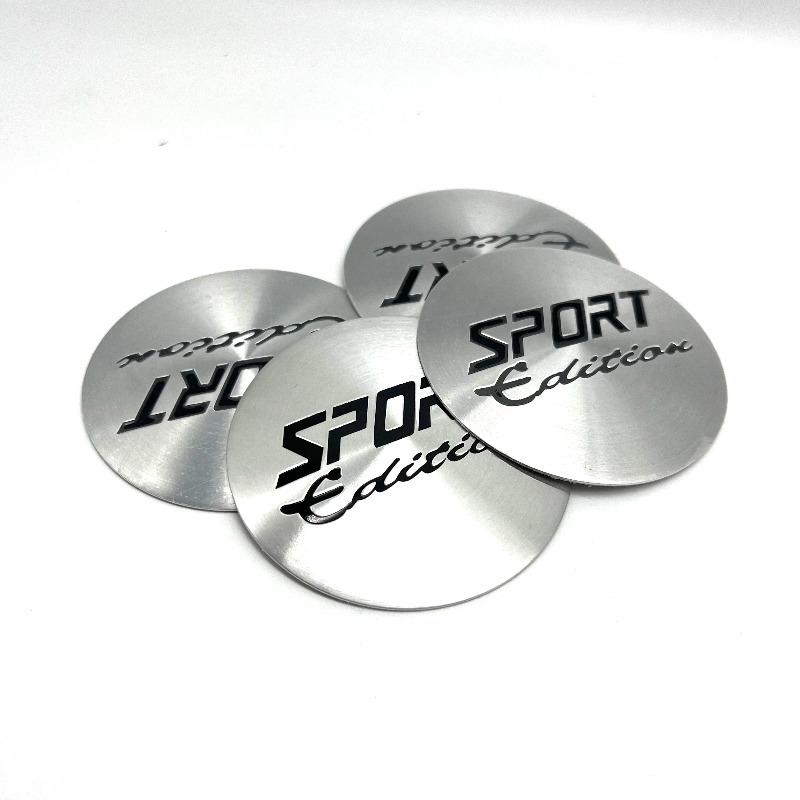 4pcs/Lot 56mm 60mm Universal Car Wheel Center HubCap Sticker Sport Edition Badge Emblem Sticker Styling Auto Accessorie