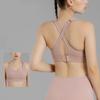 Plus Size Adjustable Strap Sports Bra For Women Yoga Running Fitness