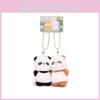 Jinnew Mini Animal Plush Keyring With Magnetic Attachment For Home And Gift