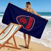 Melbourne Demons Print Beach Towel, Large Soft Quick Dry Towel for Beach Camping Swimming