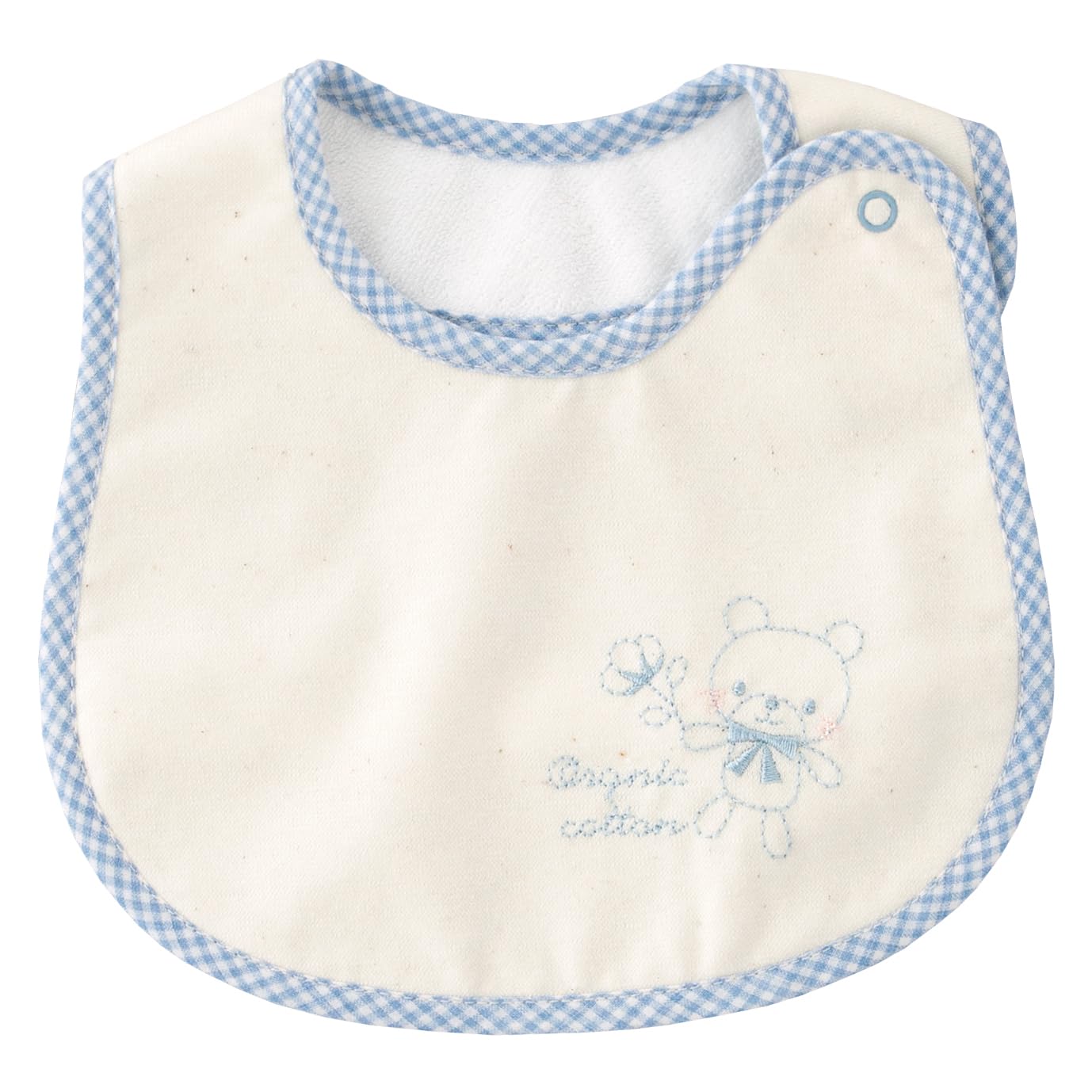 

Baby Castle Berna Made in Japan Bib, Usakuma, Blue, синий