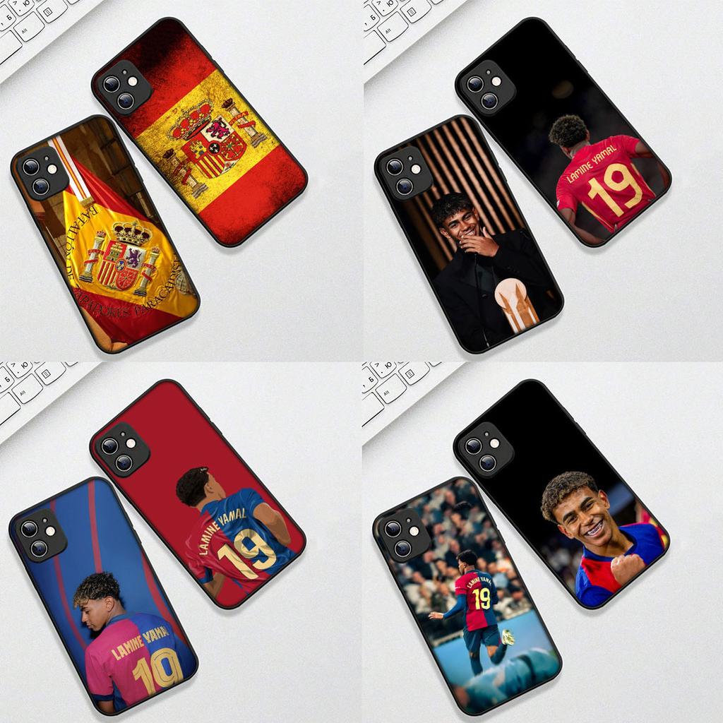 Soccer No 19 Spain Flag Football No19 Phone Cover for Apple iPhone 12 13 Pro Max Mini ProMax X XR 17E 13Mini Protective Case