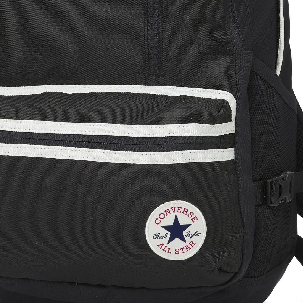 New Converse Polyester Backpack Medium Size Unisex Black 10026647-A09