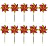 10piece Yard Windmill Bird Repeller Scare Birds Away Effectively Windmill Garden Bird Scare Pinwheel
