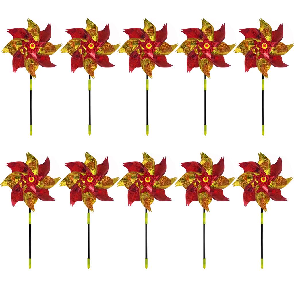 10piece Yard Windmill Bird Repeller Scare Birds Away Effectively Windmill Garden Bird Scare Pinwheel