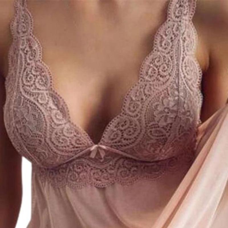 Multicolor women's nightdresses, sexy lace, erotic home, suspenders, v-neck pajamas