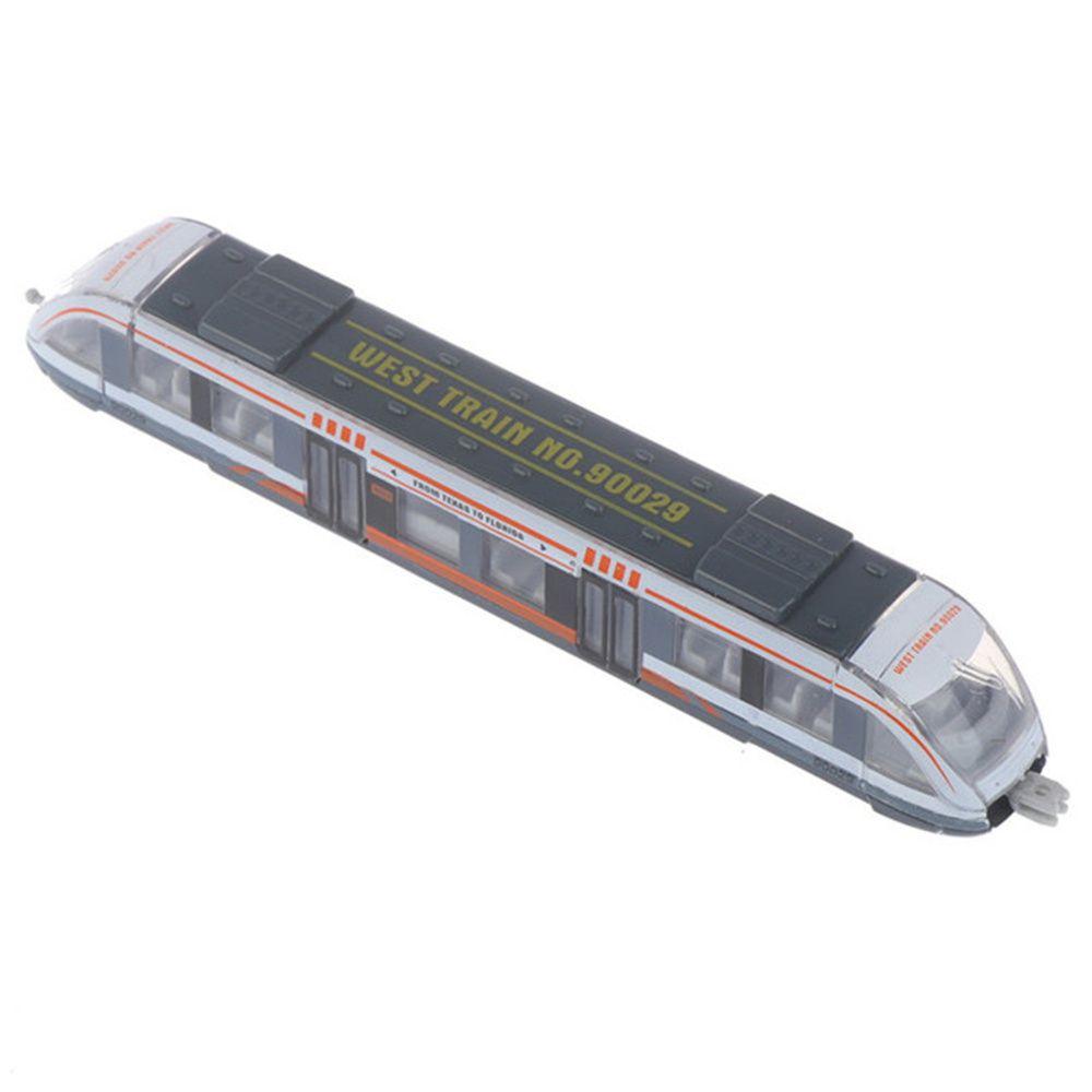 Metal Metro Subway Toys Gift Simulation Train Toy Diecast Train Toy High Speed Rail Underground
