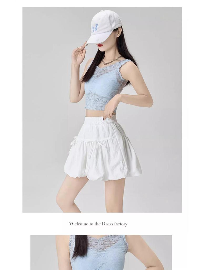 Women's High Waist A-line Puffy Umbrella Skirt - Summer 2026 Collection