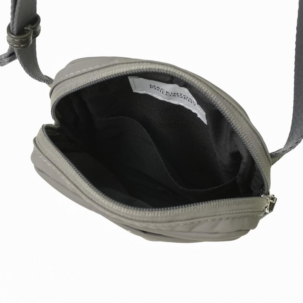 Shoulder Bag 6W06 Smartphone Shoulder Bag 1L Travel Casual Walking 19131 Black [Mackintosh Philosophy]