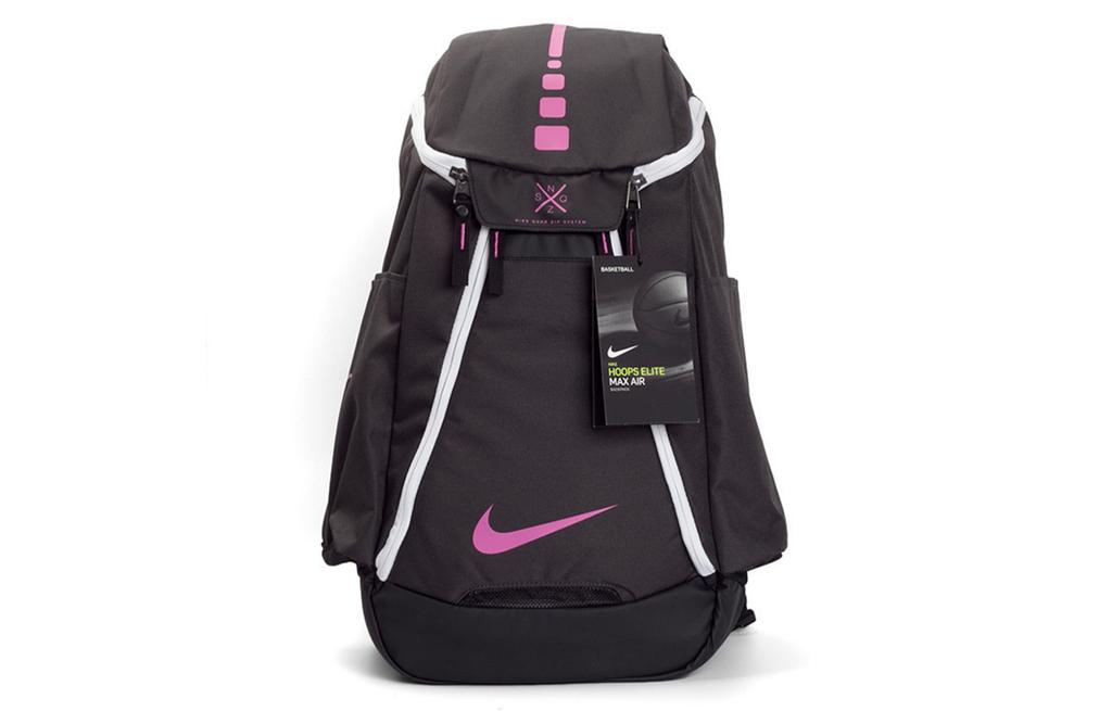 Nike Polyester Basketball Bag Backpack Unisex Black Pink BA5259-061