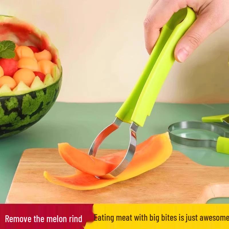 Stainless Steel 3-in-1 Fruit Divider, Baller Spoon & Flesh Remover