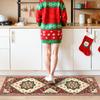 2/3pcs Bohemian Kitchen Carpet - Durable And Easy To Clean Long-Strip Floor Mat For Hallway - Home Decoration