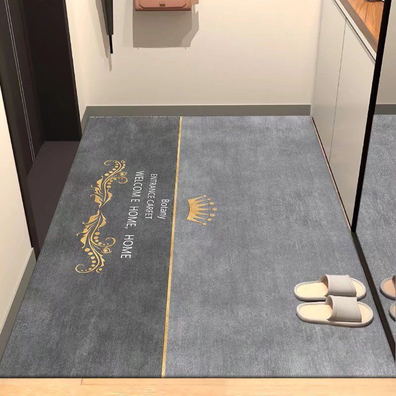 Entrance Mat Foyer Bathroom Non Slip Foot Pad Bedroom Dirt Resistant Living Room Carpet