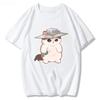 Cypher CAT Cute Penguin Surprise Brave Round Neck Print Neutral Play Top