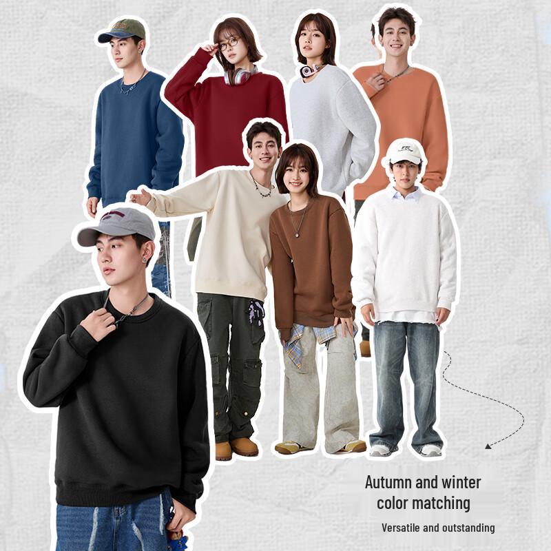 Baleno Men's Fleece-Lined Crewneck Sweatshirt